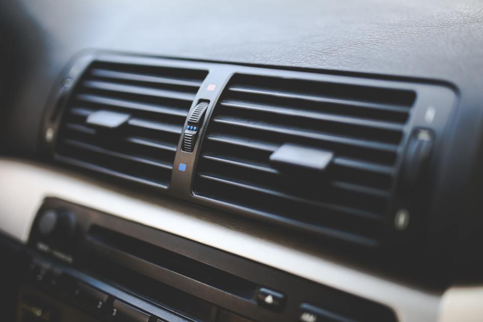 repaired air conditioning vents in vehicle