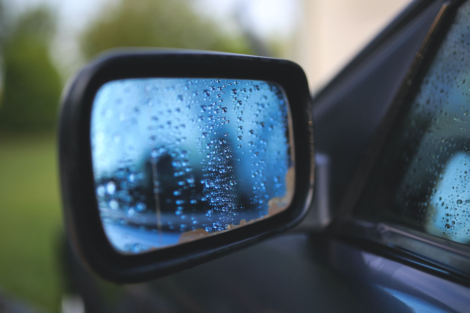 car side mirror adjusted properly due to working mirror control switch