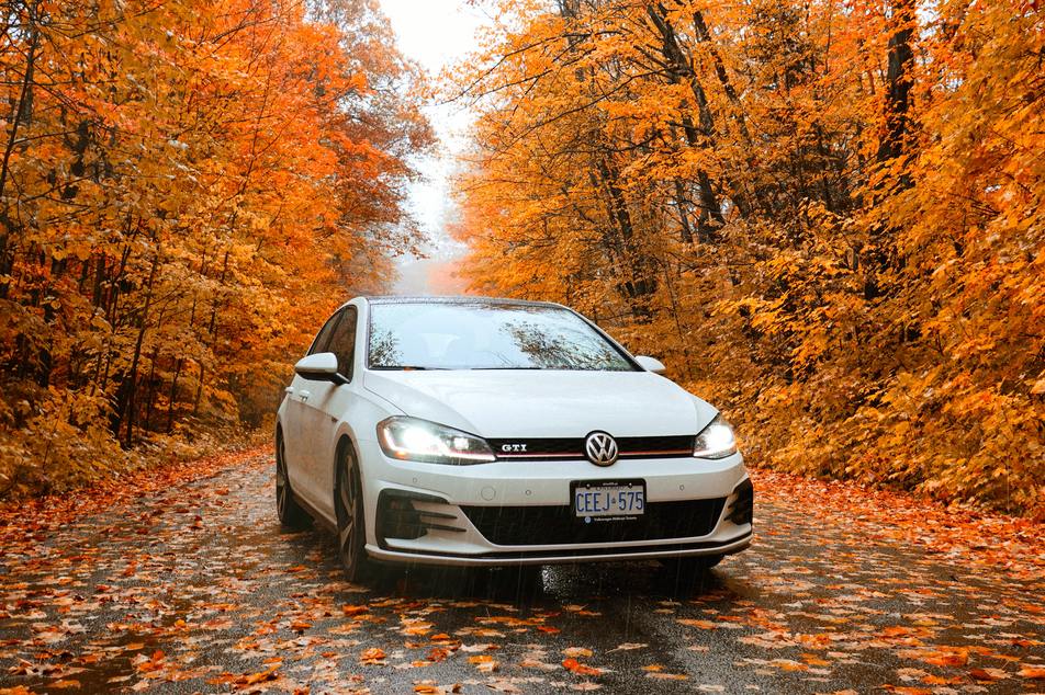 car prepared for cold weather due to fall maintenance