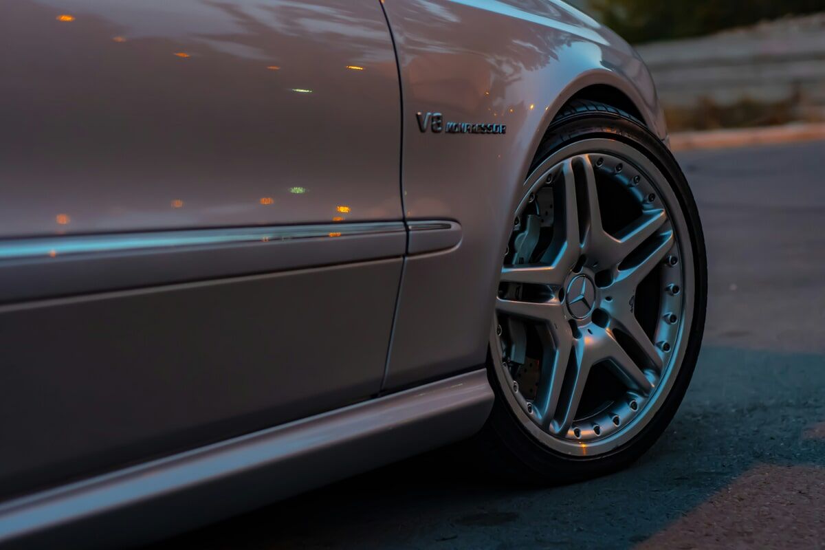 tires properly maintained on vehicle